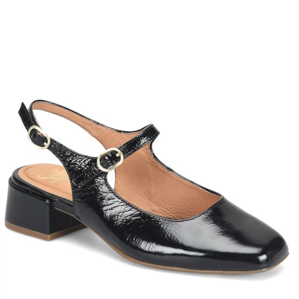 Sofft Leyla Black Patent Leather Mary-Janes (6)